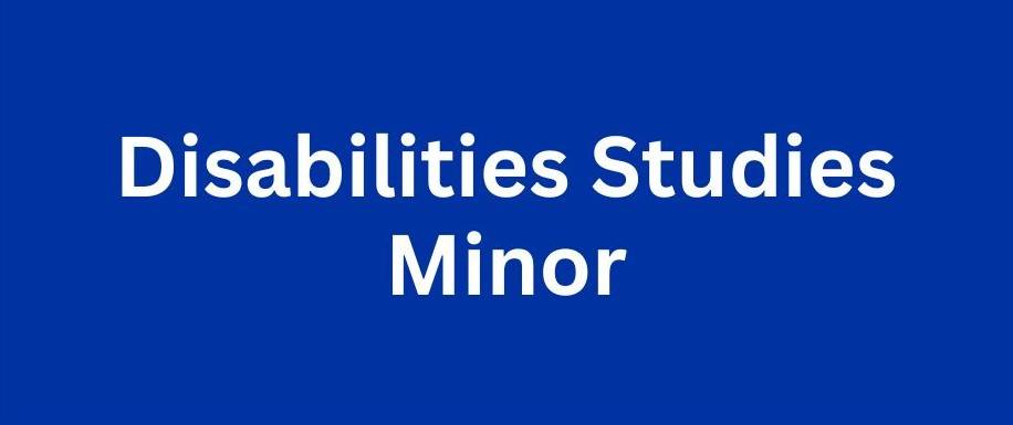 Disabilities Minor link